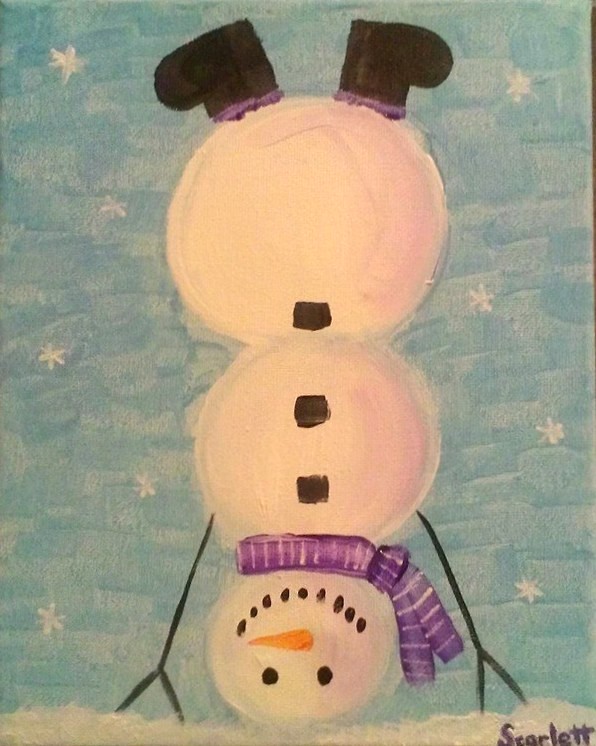 tumbling snowman
